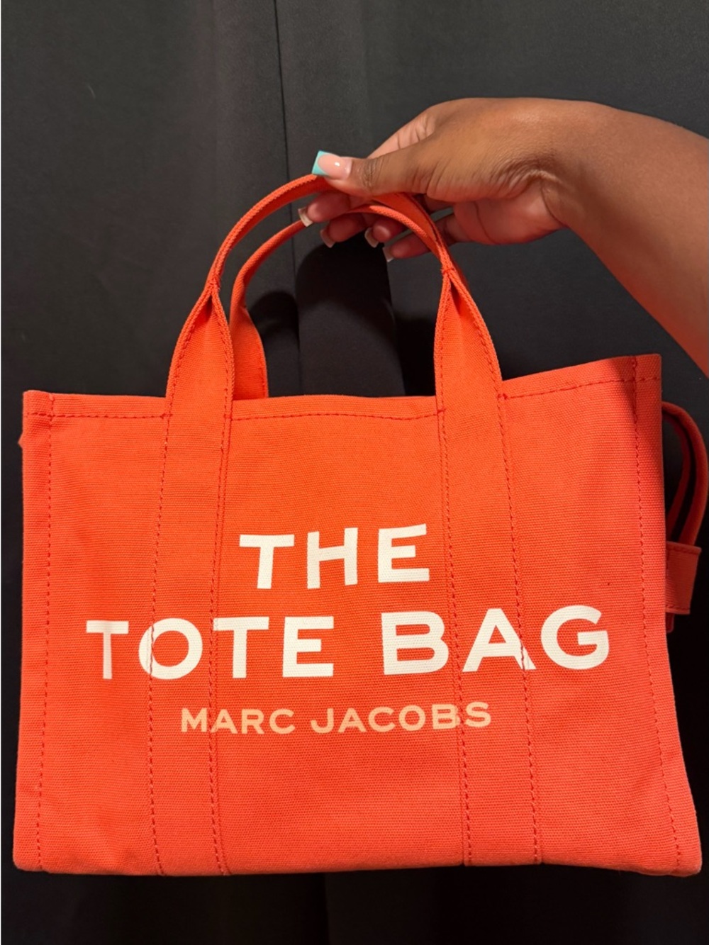 Marc Jacobs Medium Tote Bag in Electric Orange